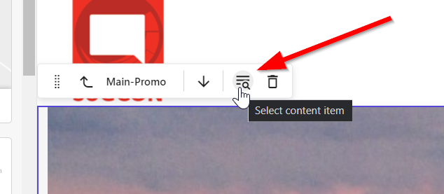 Set collection item button for XM Cloud Component